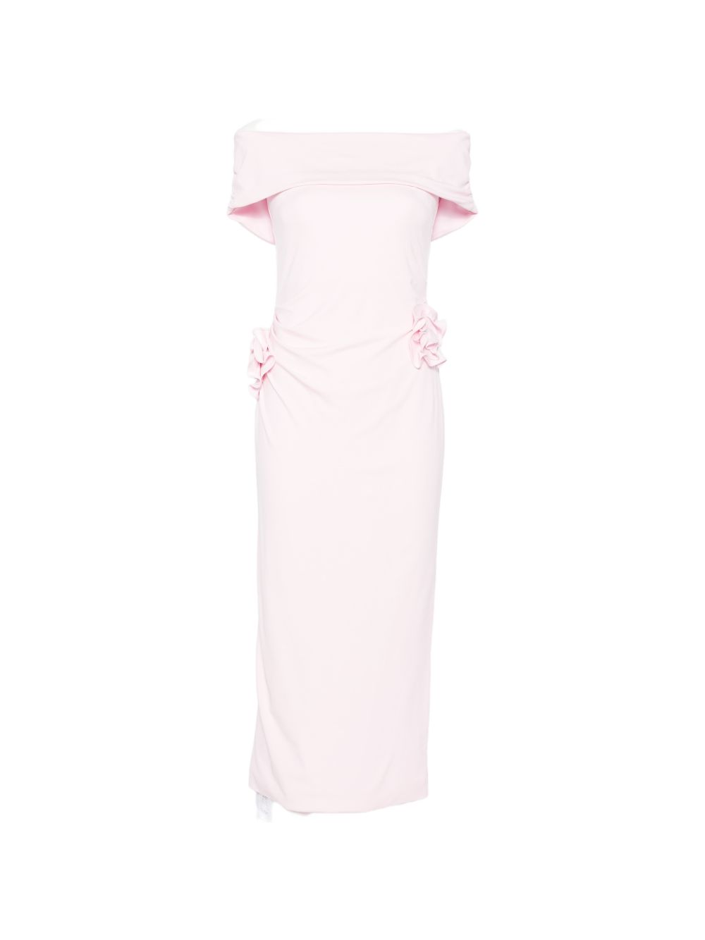 Abito midi con scollo a barca in rosa chiaro Roland Mouret - donna 