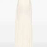 Abito lungo con scollo a V in giallo chiaro Roland Mouret - donna 