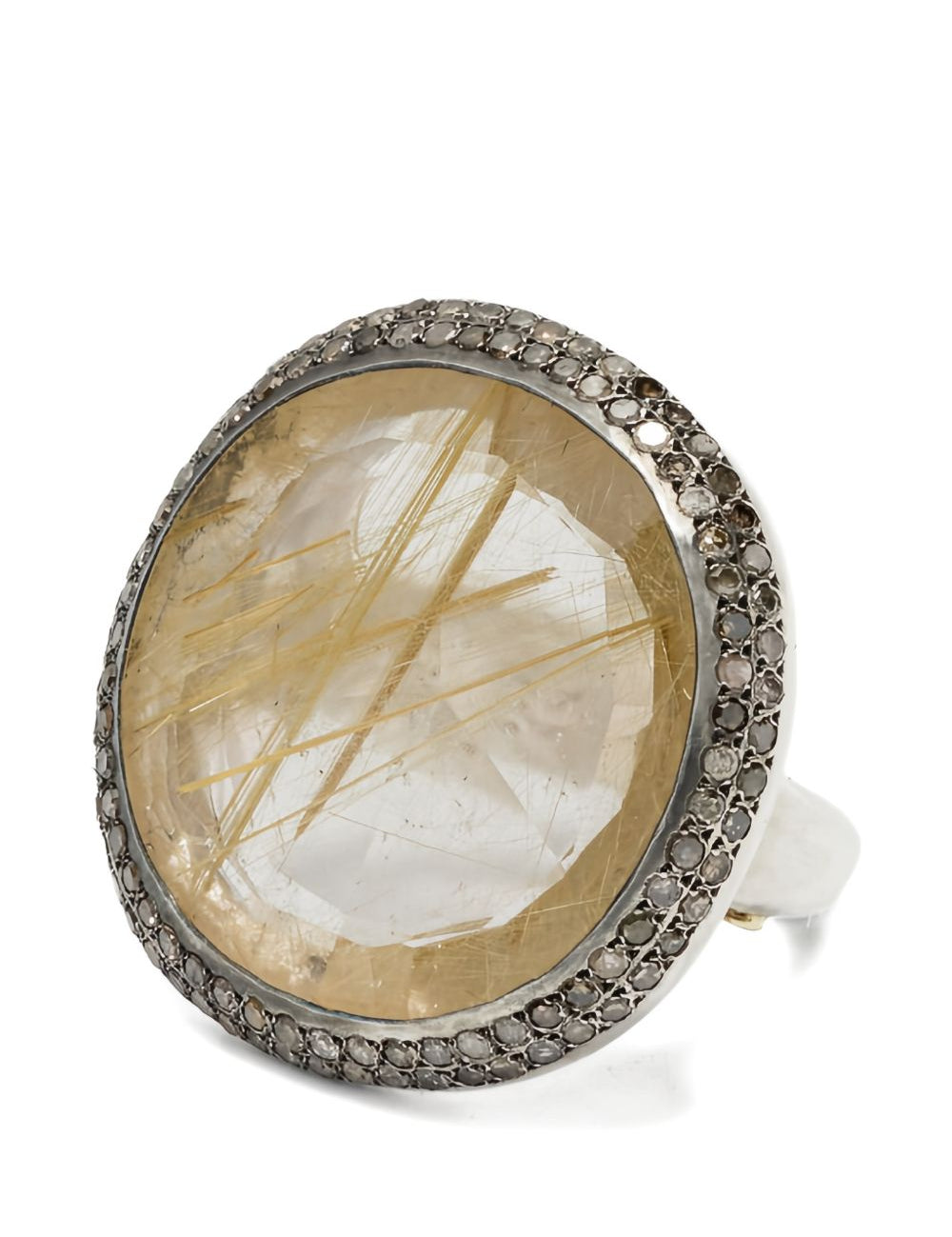 Anello Roberta in argento sterling con diamanti e quarzo Rosamaria - donna 