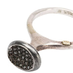 Anello Ato con diamanti grigi Rosamaria - donna 