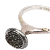 Anello Ato con diamanti grigi Rosamaria - donna 