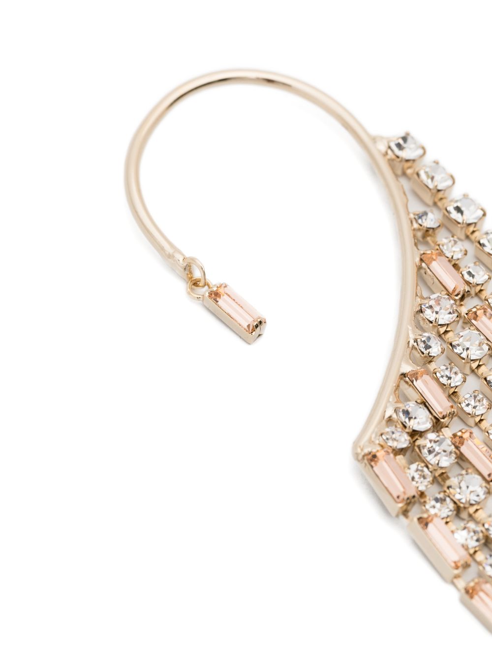 Ear cuff con cristalli 