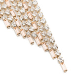 Ear cuff con cristalli 