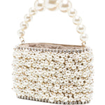 Borsa holli osiris decorata con perle in AVORIO Rosantica - donna 