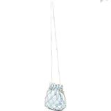 Borsa Selene Capri con cristalli in blu Rosantica - donna<BR/><BR/> 
