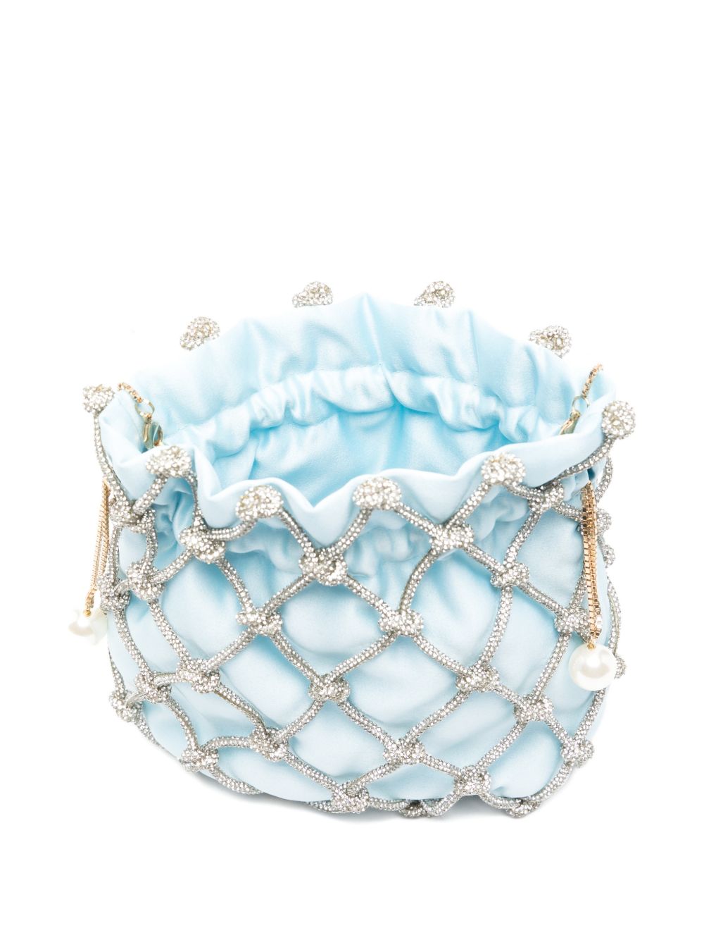 Borsa Selene Capri con cristalli in blu Rosantica - donna<BR/><BR/> 