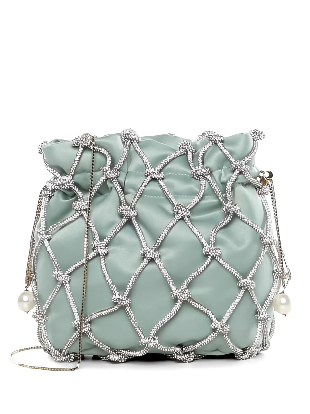 Borsa Selene Capri con cristalli in verde Rosantica - donna 