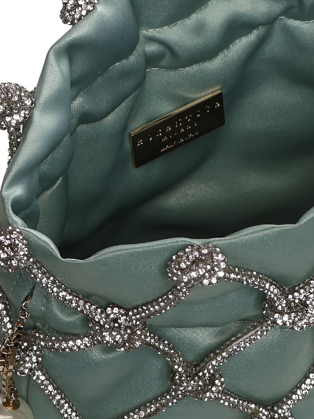 Borsa Selene Capri con cristalli in verde Rosantica - donna 