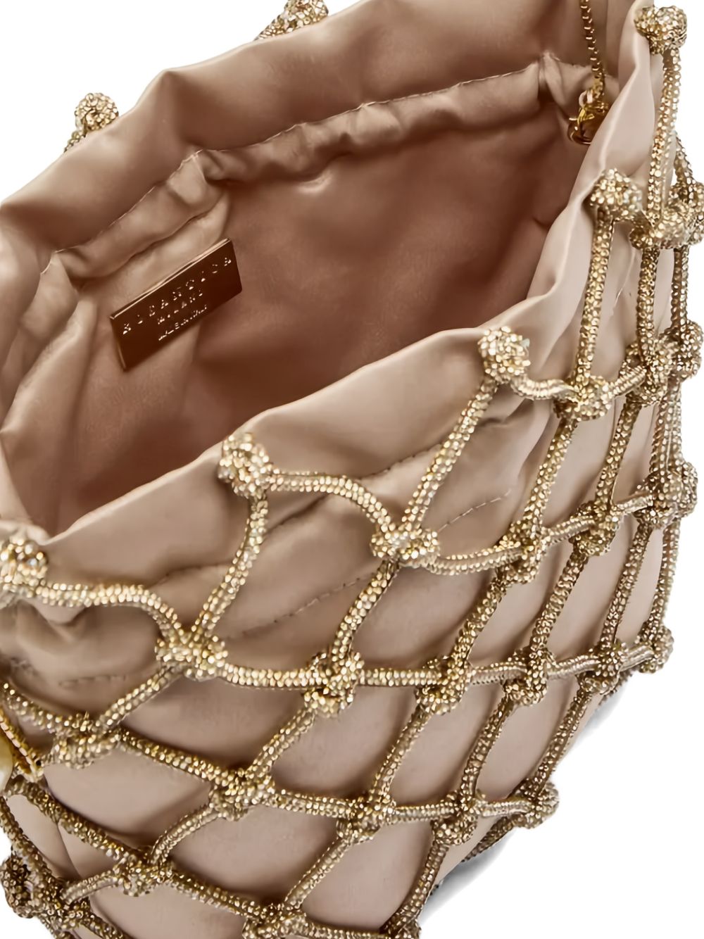 Borsa Selene Capri con cristalli in beige Rosantica - donna<BR/><BR/> 
