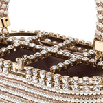 Borsa con cristalli Holli Libellula in oro rosa Rosantica - donna 