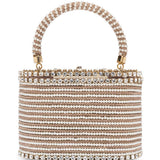 Borsa con cristalli Holli Libellula in oro rosa Rosantica - donna 