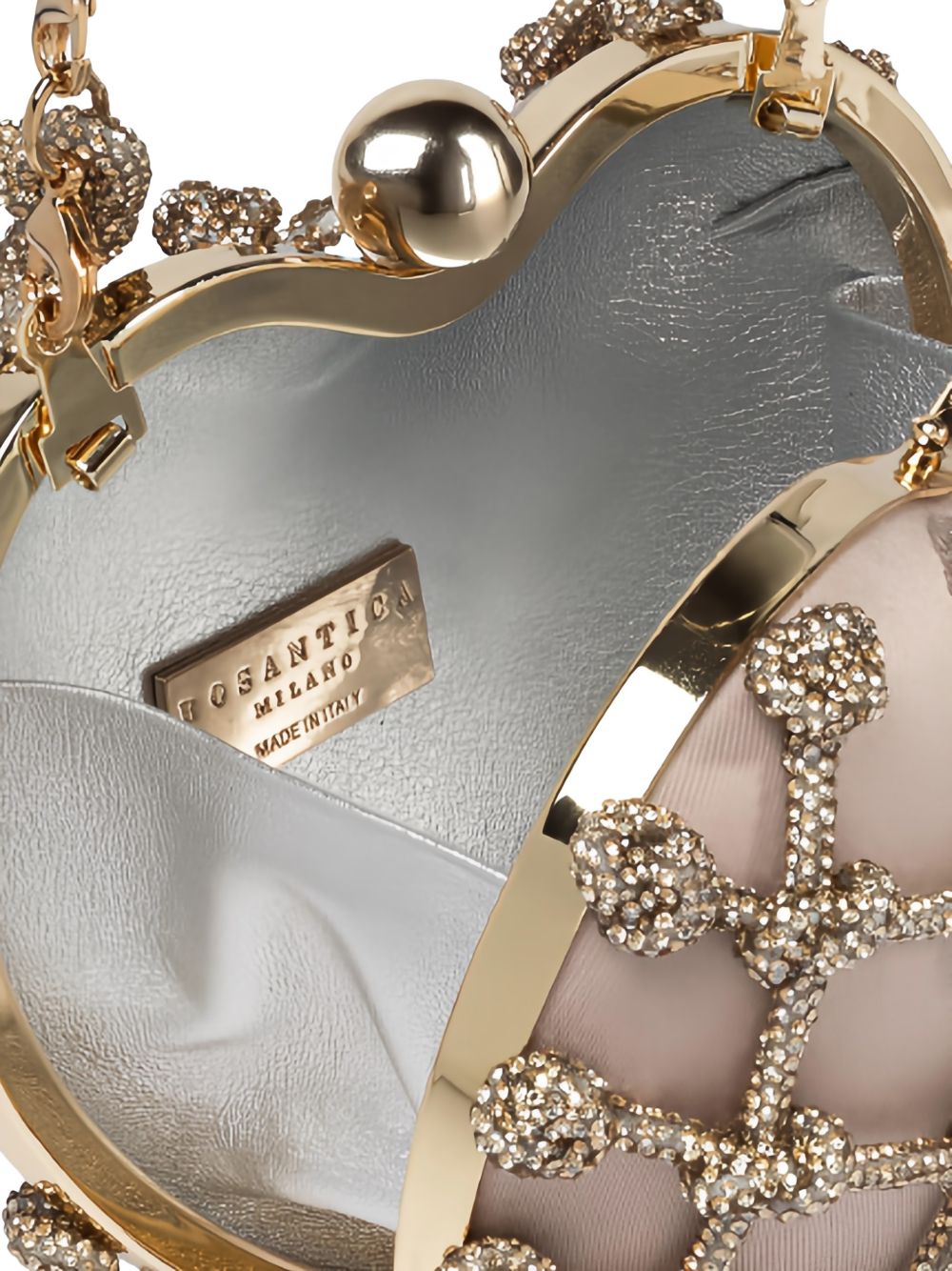 Borsa con cristalli cupido nodi in rosa Rosantica - donna 
