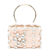 Borsa con cristalli holli matera in rosa Rosantica - donna 