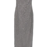 Abito lungo con decorazione in grigio Rotate - donna 