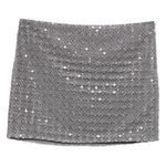 Minigonna con decorazione in grigio Rotate - donna 