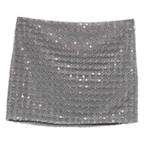 Minigonna con decorazione in grigio Rotate - donna 