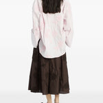 Camicia oversize in rosa Rotate - donna 