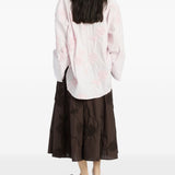 Camicia oversize in rosa Rotate - donna 