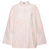 Camicia oversize in rosa Rotate - donna 