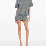 T-shirt con decorazione in grigio Rotate - donna 