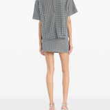 T-shirt con decorazione in grigio Rotate - donna 