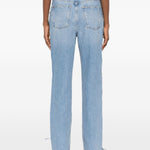 Jeans con laccetti in blu Rotate - donna 