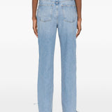Jeans con laccetti in blu Rotate - donna 