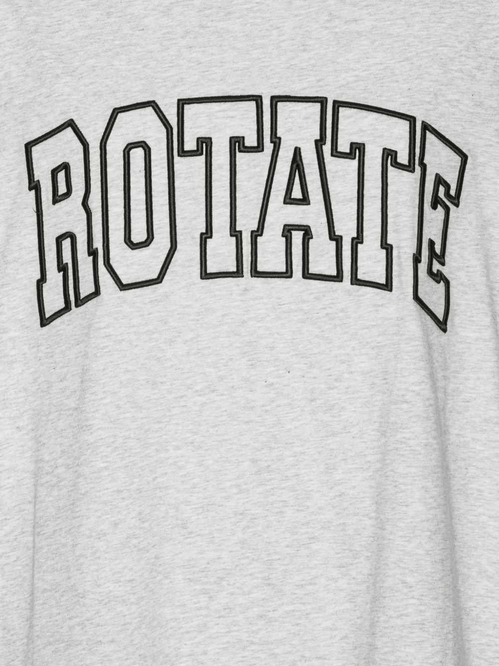 T-shirt con logo in grigio Rotate - donna 