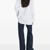 T-shirt con logo in grigio Rotate - donna 