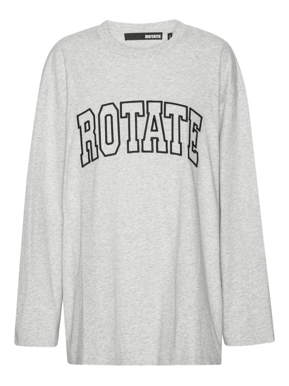 T-shirt con logo in grigio Rotate - donna 