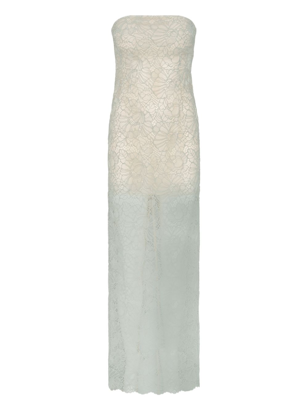 Abito midi in pizzo in grigio Rotate - donna 
