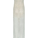 Abito midi in pizzo in grigio Rotate - donna 