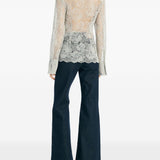 Camicia in pizzo in grigio Rotate - donna 