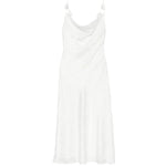 Abito a fiori jacquard in bianco Rotate - donna 