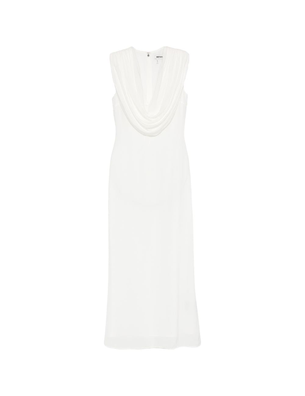 Abito lungo con scialle in bianco Rotate - donna 
