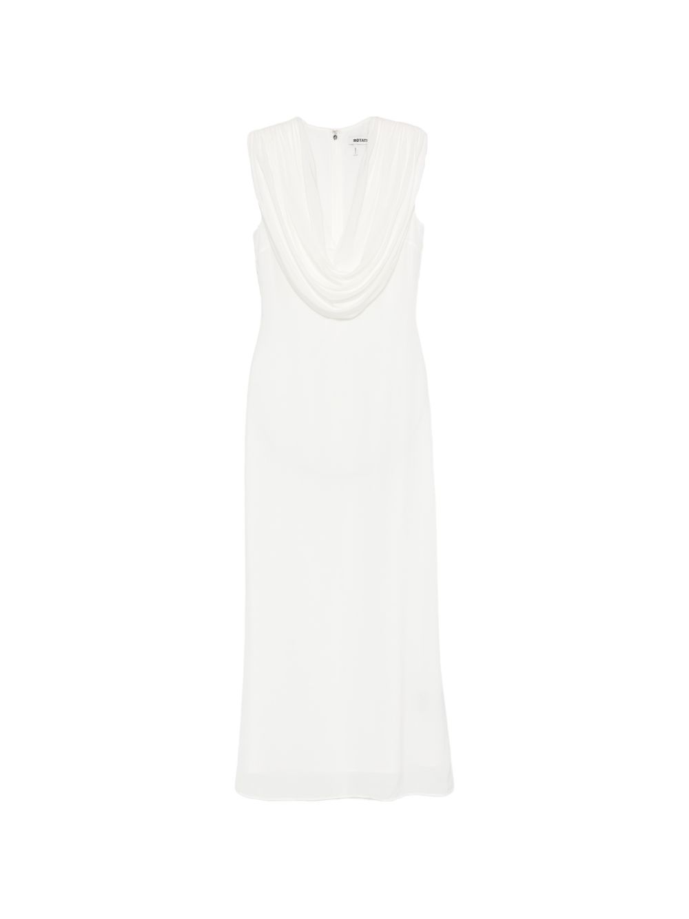 Abito lungo con scialle in bianco Rotate - donna 