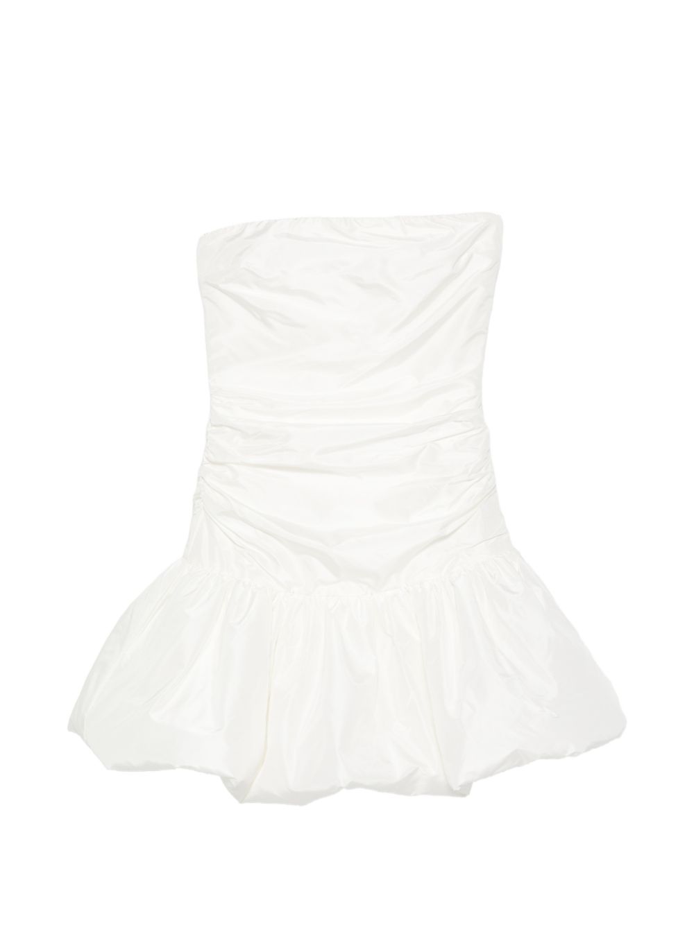 Abito corto con balze in bianco Rotate - donna 