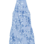 Abito corto con ricamo a fiori in azzurro Rotate - donna 