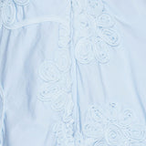 Gonna mini a fiori in azzurro ROTATE - donna 