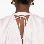 Abito corto a fiori jacquard in rosa Rotate - donna 