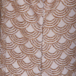 Abito mini con spalline sottili in oro ROTATE - donna 