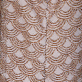 Abito mini con spalline sottili in oro ROTATE - donna 
