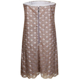 Abito mini con spalline sottili in oro ROTATE - donna 