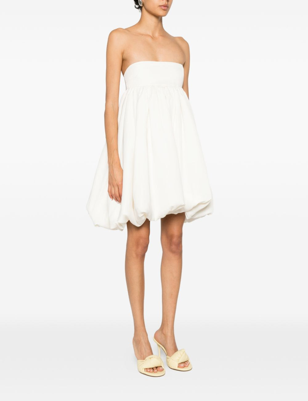 Abito mini camisole in bianco Rotate - donna 