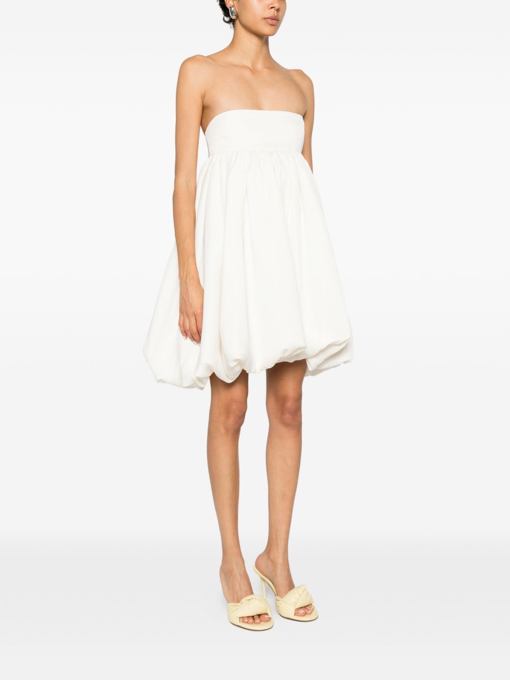Abito mini camisole in bianco Rotate - donna 