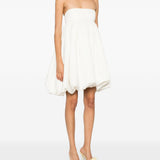 Abito mini camisole in bianco Rotate - donna 