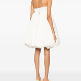 Abito mini camisole in bianco Rotate - donna 