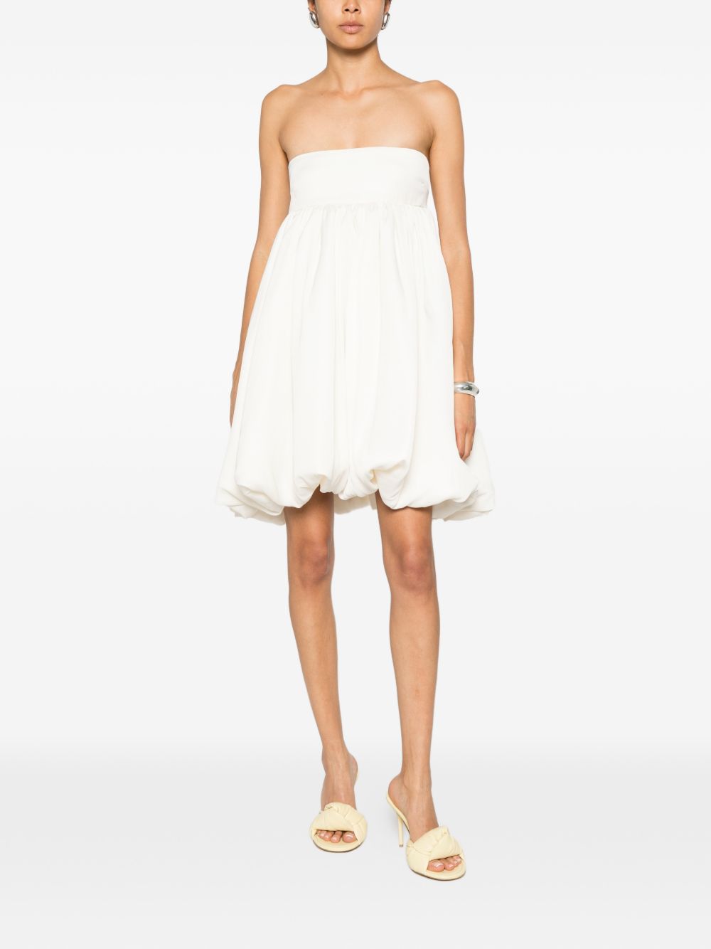 Abito mini camisole in bianco Rotate - donna 