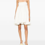 Abito mini camisole in bianco Rotate - donna 