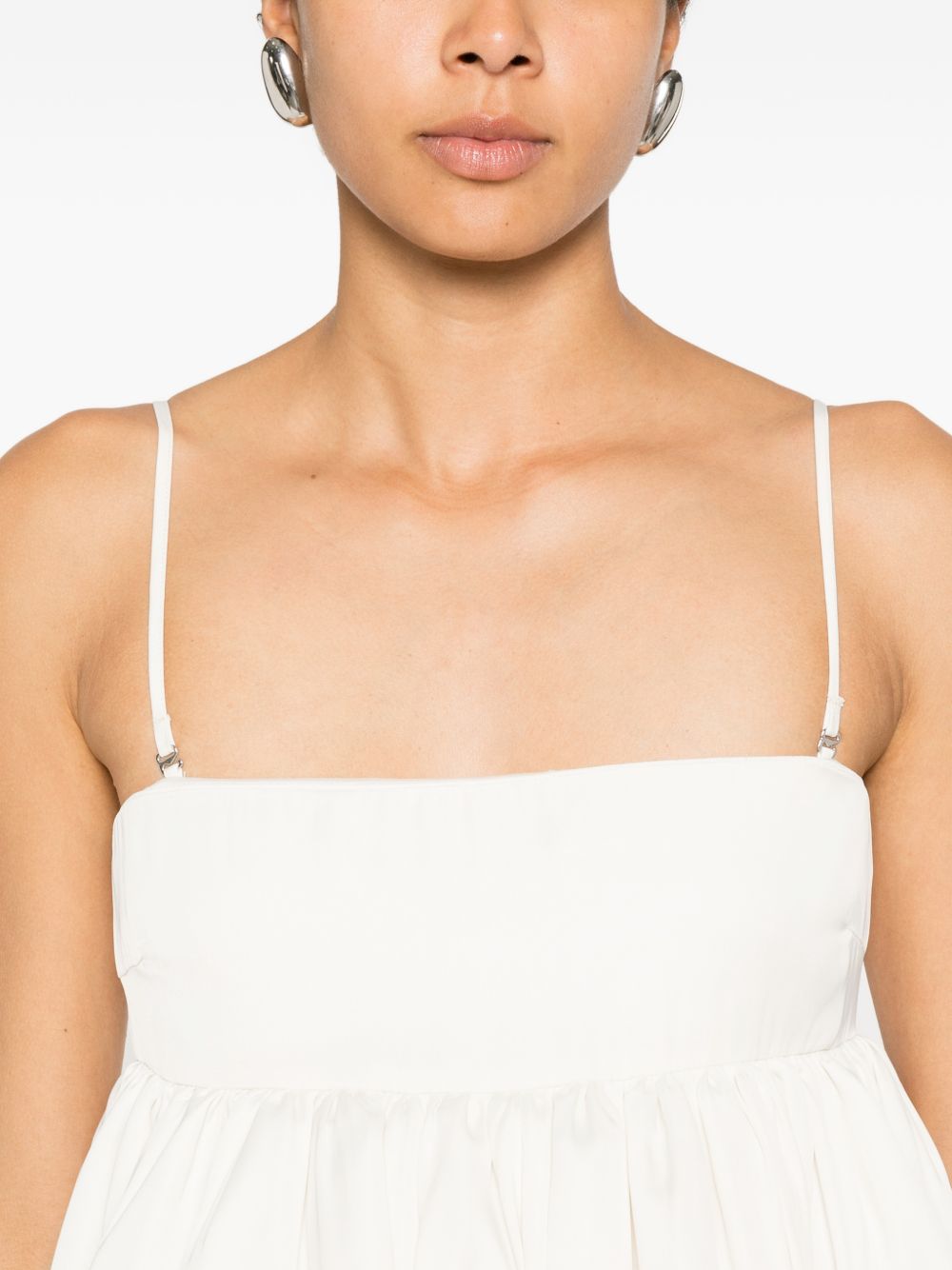 Abito mini camisole in bianco Rotate - donna 
